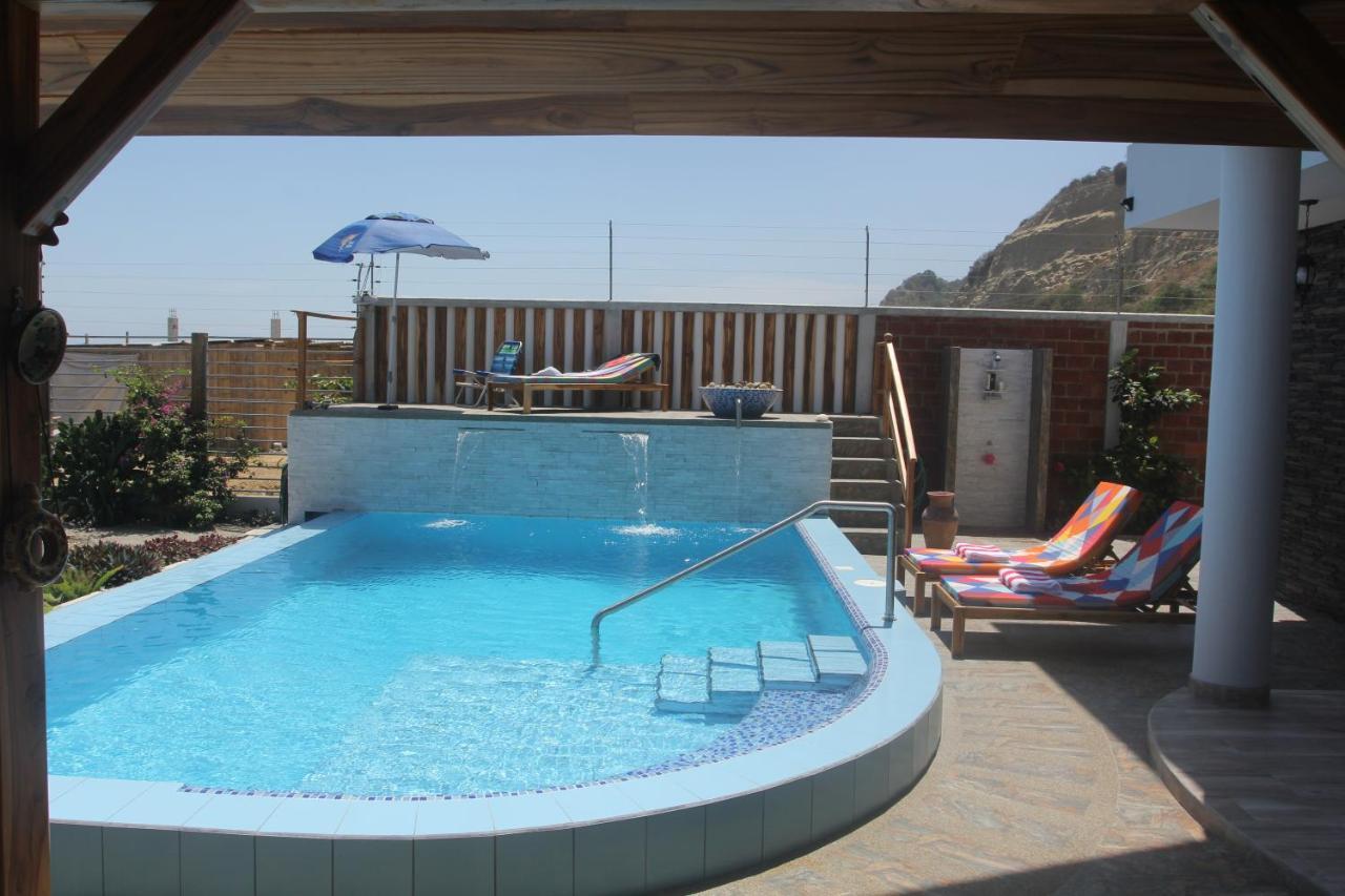 El Ocaso Oceanfront Apartment Canoa Eksteriør bilde