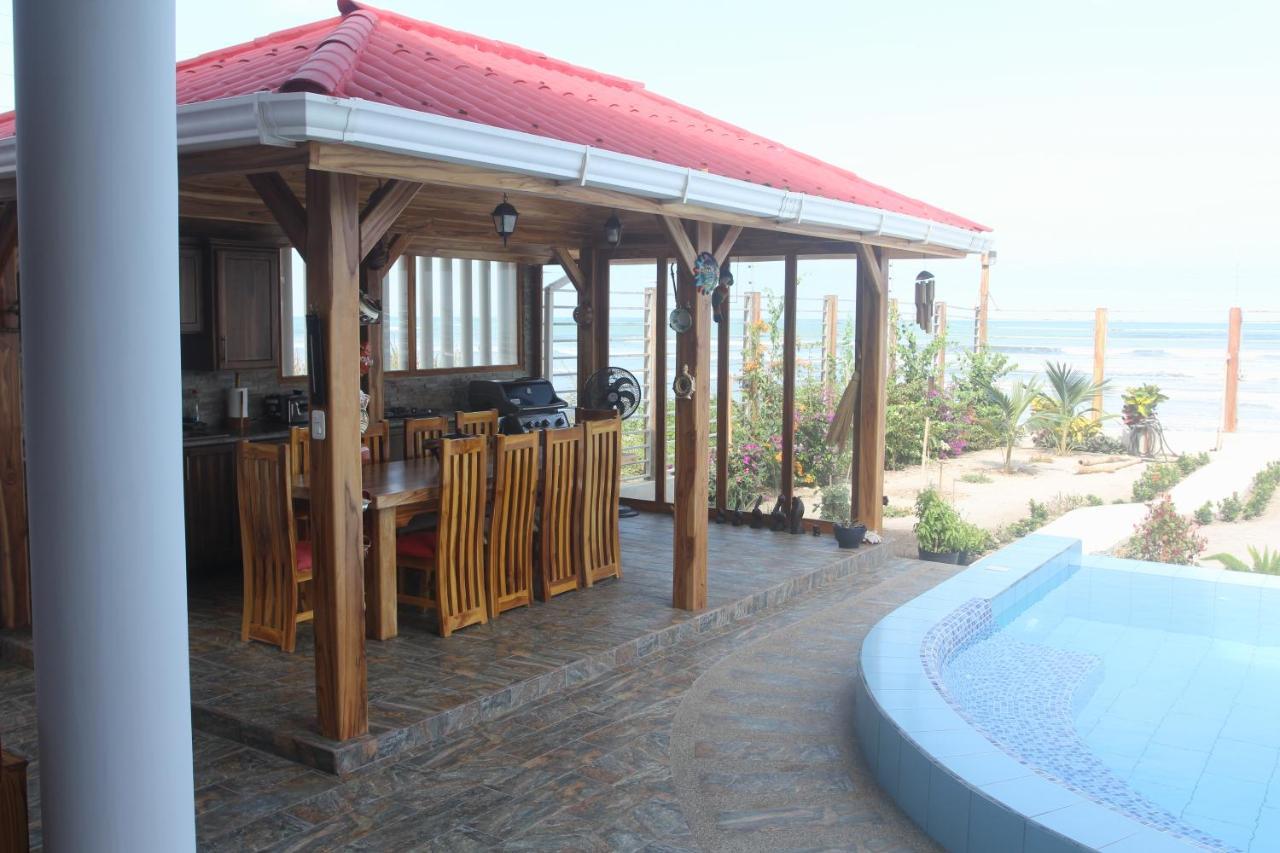 El Ocaso Oceanfront Apartment Canoa Eksteriør bilde